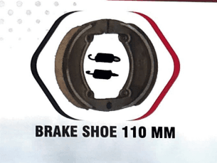 BRAKE SHOE 110 MM