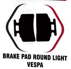 Brake Pad Round Light Vespa