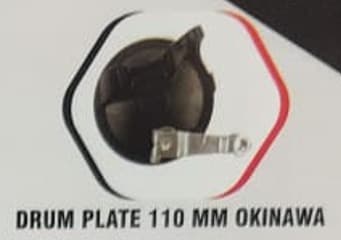 Drucm Plate 110 mm OKINAWA