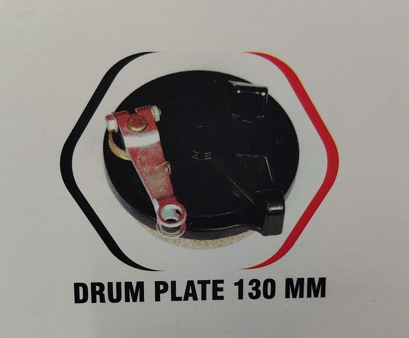 Dump plate 130mm (oval) image 2