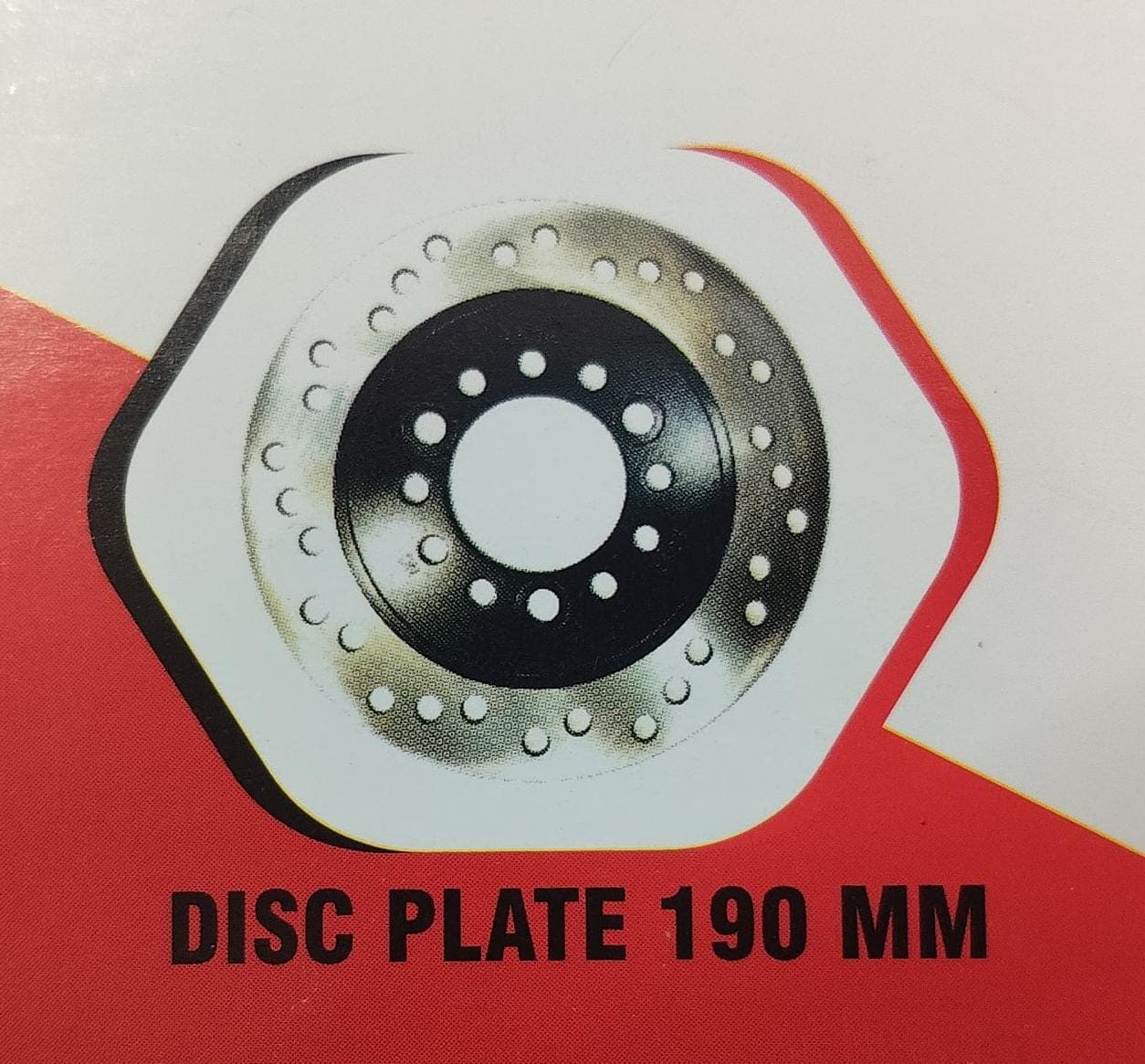 Disc plate 190mm (Rear,versa,3d)