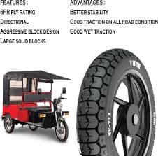 Tyre – E-Auto-Rickshaw